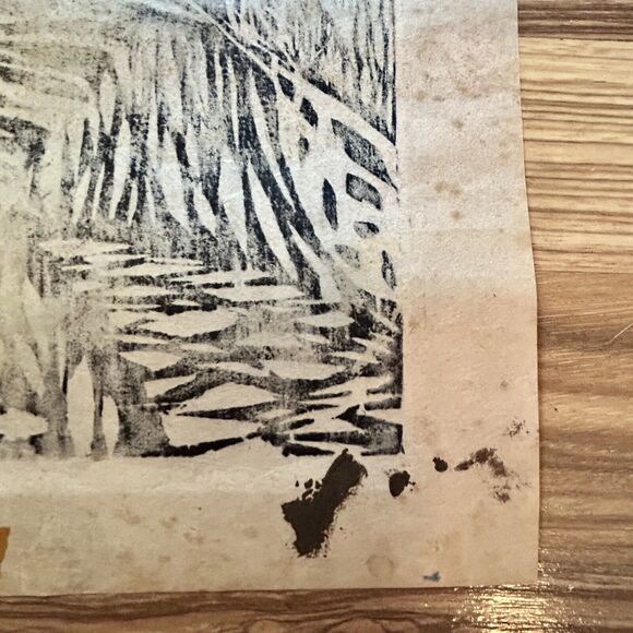 Sandra Rosen Holubow Print Signed Numbered Chicago Artist Trees Roots 14" x 23" - Picture 8 of 11